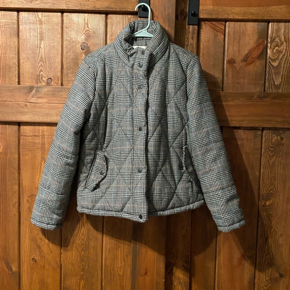 A New Day Plaid Puffer Jacket - Picture 2 of 5